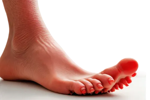 foot, rash, redness, inflammation, skin texture, close-up, macro shot, natural light, shallow depth of field, warm color tone, soft focus, HD details, isolated on white background.,foot reflexology,po