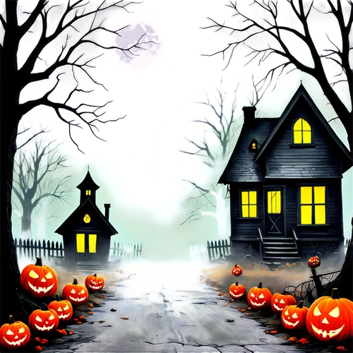 halloween background,halloween wallpaper,houses clipart,halloween illustration,halloween poster,halloween scene,halloween and horror,halloween border,halloween night,halloween vector character,halloween frame,halloween,haunted house,the haunted house,october 31 halloween,halloween travel trailer,happy halloween,retro halloween,halloween decoration,holloween,Illustration,Vector,Vector 07