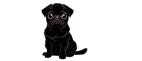 edgar,dog drawing,dog frame,puga,dog illustration,dog,osita,the dog,mouse silhouette,alf,dog line art,barghuti,pug,dark portrait,black background,vnaf,pet black,gondola,barkus,dog cartoon,Illustration,Abstract Fantasy,Abstract Fantasy 07