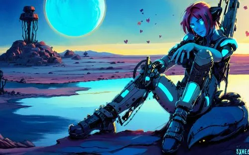 cortana,celldweller,kawamori,liara,nausicaa,valerian,Illustration,Children,Children 01