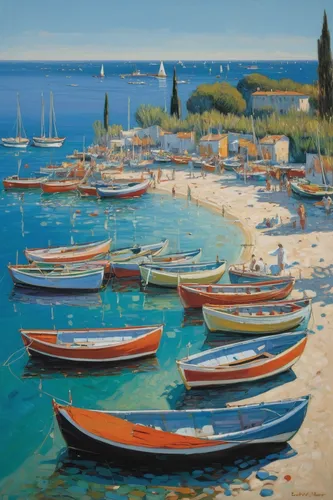 small boats on sea,fishing boats,boats in the port,sailing boats,boats,wooden boats,sailboats,boat landscape,sea landscape,row boats,coastal landscape,regatta,beach landscape,lake garda,mediterranean,rowboats,landscape with sea,mediterranean sea,fishing village,italian painter,Photography,Documentary Photography,Documentary Photography 31