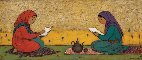 the annunciation,children studying,khokhloma painting,candlemas,prayer book,iranian nowruz,contemporary witnesses,persian poet,the first sunday of advent,two girls,conversation,quran,the second sunday of advent,nativity,the third sunday of advent,e-book readers,zoroastrian novruz,indian art,first advent,novruz,Art,Artistic Painting,Artistic Painting 49