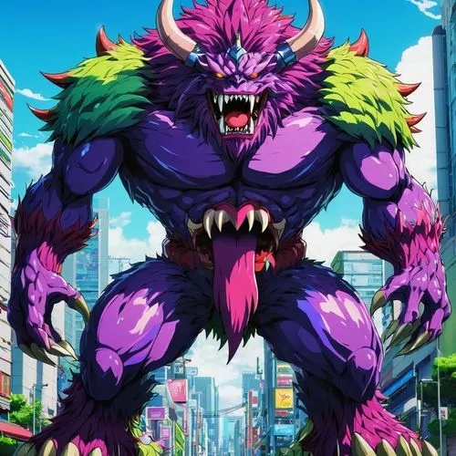 nikuman,my hero academia,dinokonda,butomus,kong,brute,akita,king kong,uruburu,maxx,skordalia,katakuri,furtai,haunebu,wall,mascot,nikko,forest king lion,shinjuku,furta,Illustration,Japanese style,Japanese Style 03