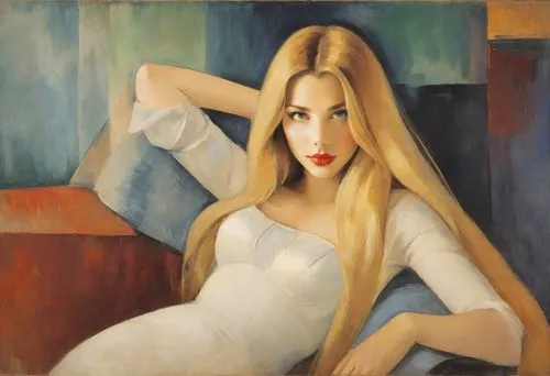 lempicka,woman sitting,feitelson,goncharova,young woman,bologoye