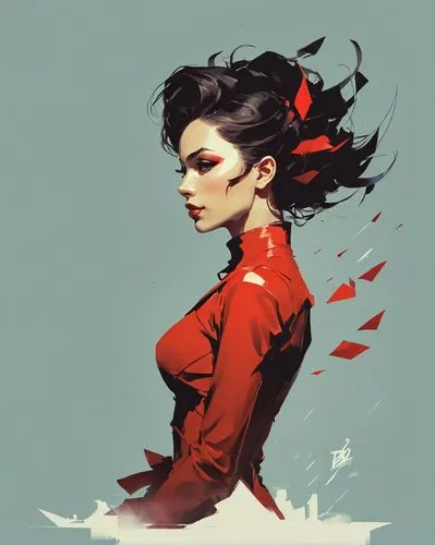 scarlet witch,azula,asami,lady in red,aerith,vayne,red coat,cinder,vash,flamenco,redcoat,elektra,flamenca,triss,superhot,mahvash,mulan,red,silk red,man in red dress,Conceptual Art,Fantasy,Fantasy 06