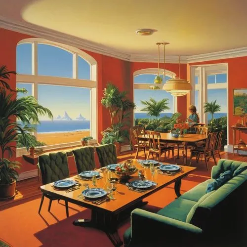 breakfast room,hotel del coronado,dining room,breakfast hotel,tropical house,great room,livingroom,sunroom,apartment lounge,hotel hall,timeshares,breakfast table,shangri,oceanfront,rosecliff,living room,family room,hotel riviera,sitting room,hotel room,Conceptual Art,Sci-Fi,Sci-Fi 21