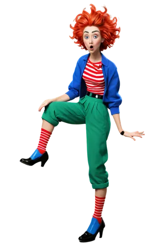 raggedy ann,pumuckl,pippi longstocking,mime artist,mime,it,female doll,rockabella,redhead doll,3d figure,model train figure,rag doll,harlequin,doll figure,voo doo doll,png transparent,elf,majorette (dancer),beaker,bjork,Art,Artistic Painting,Artistic Painting 50