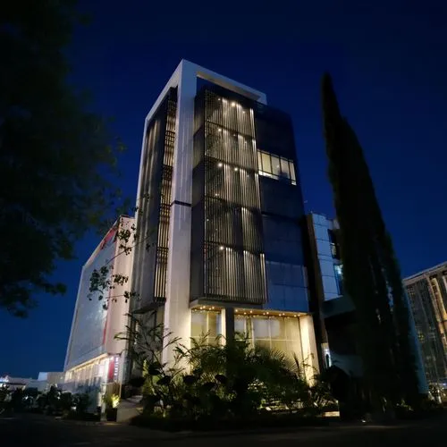 appartment building,technopark,skolkovo,glass building,modern building,glass facade