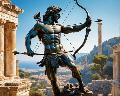 polykleitos,apollon,pheidippides,papathanassiou,antinous,eurypylus,statue of hercules,greek gods figures,themistocles,antiope,greek mythology,asclepius,aegeus,contrapposto,diocles,poseidon,taormina,encolpius,caesonia,hellenistic,Conceptual Art,Oil color,Oil Color 07