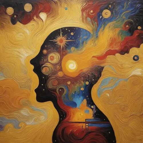 consciousness,cognition,mindstream,imaginacion,precognition,psychosynthesis,universo,self hypnosis,cognitivism,psychodynamics,woman thinking,singularity,connectedness,psyching,upanishad,jungian,yourmind,empath,panpsychism,oneness,Art,Artistic Painting,Artistic Painting 32