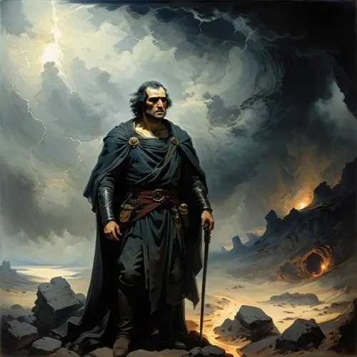 aegon,ossian,prospero,mordenkainen,tempesta,zelazny,Conceptual Art,Oil color,Oil Color 11