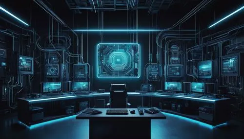 computer room,cyberscene,cyberspace,cyberia,cyber,the server room,cyberpatrol,cyberview,computerized,computer graphic,cyberscope,ufo interior,cybernet,supercomputer,cyberport,cyberonics,cyberworld,computer art,cybertown,spaceship interior,Illustration,Black and White,Black and White 09