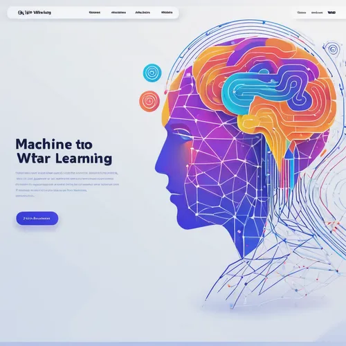 Design an interactive website for machine learning,landing page,e learning,machine learning,e-learning,to learn,online learning,learning disorder,mindmap,elearning,artificial intelligence,neural netwo