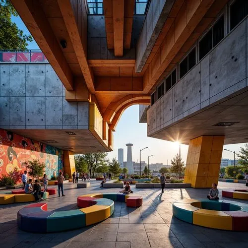 seidler,unsw,gensler,shenzhen vocational college,snohetta,patios,futuristic art museum,arq,cantilevers,googleplex,maxxi,corten steel,southbank,ucsd,mvrdv,dizengoff,masp,kaust,sfu,calpers