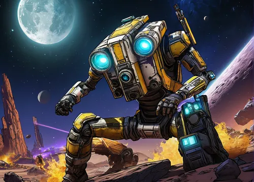 bumblebee,bot icon,tau,kryptarum-the bumble bee,erbore,bolt-004,mining excavator,steam icon,io,robot icon,nova,dreadnought,scarab,sci fiction illustration,cg artwork,paysandisia archon,game illustration,robot in space,sterntaler,steam release,Conceptual Art,Sci-Fi,Sci-Fi 12