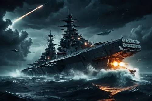 battlecruiser,naval battle,usn,sea storm,the storm of the invasion,battleship,united states navy,naval architecture,us navy,destroyer,pre-dreadnought battleship,fury,typhoon,warship,armored cruiser,heavy cruiser,light cruiser,naval ship,victory ship,maelstrom,Conceptual Art,Fantasy,Fantasy 02