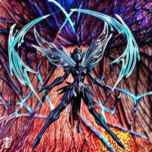 trishula,pinstriping,acindar,luard,rahxephon,bluefire,Illustration,Japanese style,Japanese Style 03