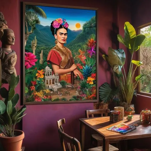 frida kahlo,peranakan,mexican painter,Photography,Artistic Photography,Artistic Photography 02