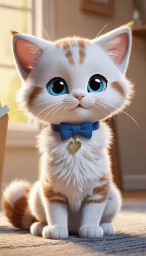 cute cartoon character,cute cat,cat with blue eyes,blue eyes cat,cartoon cat,cute cartoon image,flurry,pip,filbert,korin,gumball,cat look,little cat,snowbell,cat's eyes,blue eyes,dahi,jiwan,funny cat,doll cat,Unique,3D,3D Character