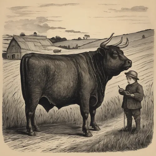 oxen,galloway cattle,alpine cow,aurochs,black angus,domestic cattle,tyrolean gray cattle,watusi cow,mother cow,galloway beef,allgäu brown cattle,livestock farming,cow with calf,mountain cow,beef cattle,two cows,holstein-beef,zebu,vintage illustration,dairy cow,Illustration,Black and White,Black and White 23