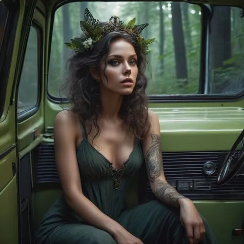 cotillard,dryad,scodelario,green dress,thandie,tatiana,bohemianism,passenger,heather green,rosita,fawn,girl in car,faerie,lafourcade,tatia,enchantress,friarbird,marylou,gypsy soul,melanie,Photography,General,Cinematic