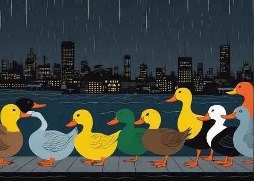 wild ducks,ducks,birds of chicago,rain cats and dogs,duck meet,city pigeons,water birds,waterfowl,sporting decoys,waterfowls,geese,a flock of pigeons,fry ducks,flock home,mallards,flock,caution ducks,duck females,water fowl,rubber ducks,Illustration,Vector,Vector 12