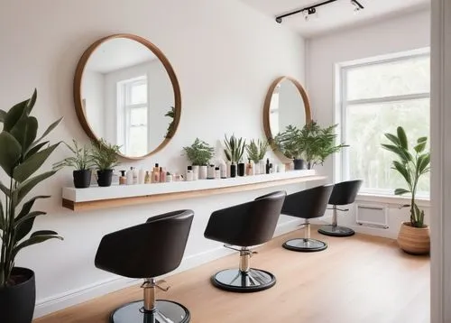 hairdressing salon,beauty room,barber beauty shop,salon,beauty salon,dressing table,hairstylists,salons,modern decor,hairdressing,vanities,esthetician,hairdressers,barber shop,contemporary decor,barbers chair,scandinavian style,danish room,barbier,consulting room,Illustration,Retro,Retro 16