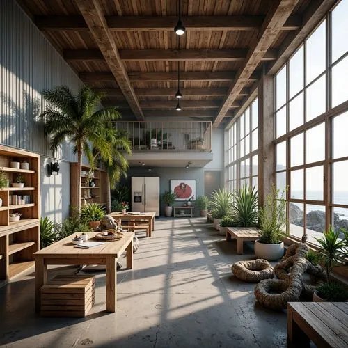 packinghouse,loft,teahouses,sunroom,indoor,roof garden,patios,teahouse,juice plant,lofts,dojo,atriums,lumberyard,nurseries,daylighting,warehouse,tropical house,wooden beams,dogpatch,wintergarden