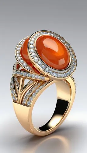 Nhẫn vàng với mặt đá jasper màu cam.,carnelian,agate carnelian,mouawad,ring with ornament,clogau,ring jewelry,colorful ring,circular ring,wedding ring,boucheron,safir,fire ring,diamond mandarin,chaume