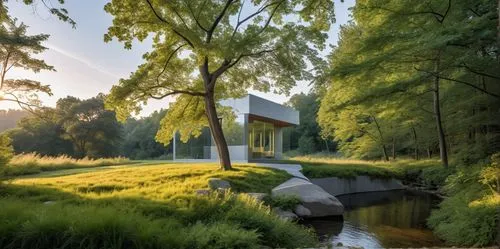 The photograph takes center stage, showcasing a quaint and minimalist design. The frame is a serene representation of a large, rectangular block in the shape of a pillar, surrounded by vibrant stonewo