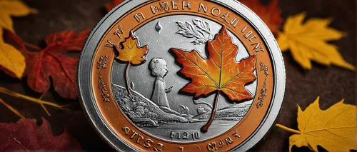 autumn icon,jubilee medal,fall picture frame,silver coin,maple leave,thanksgiving background,autumn background,canadian dollar,autumn round,maple leaf red,leaf background,bloodrootsanguinaria canadensis,round autumn frame,silver maple,maple leaf,canada cad,fall leaf border,autumn theme,silver dollar,national emblem,Illustration,Abstract Fantasy,Abstract Fantasy 01