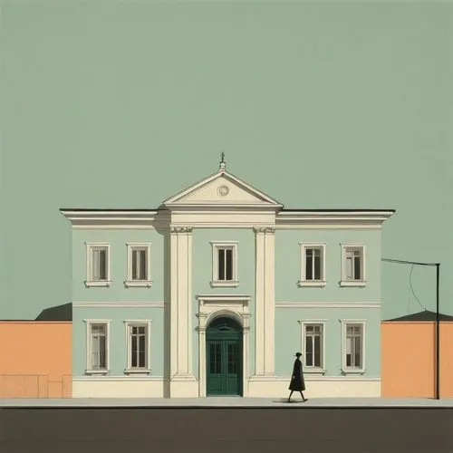 chirico,savoye,mansard,town house,montalbano,sorescu,facade painting,house painting,marfa,santora,sedlacek,delvaux,villa,doll's house,molteni,house silhouette,athens art school,pensionary,ferens,puglia,Illustration,Japanese style,Japanese Style 08