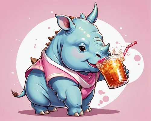 rhino,rhinoceros,stitch,bulu,french bulldog blue,torito,Illustration,Japanese style,Japanese Style 01