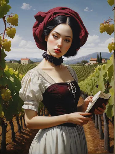 winemaker,viticulture,vineyards,wine region,vineyard,wine harvest,isabella grapes,la violetta,napa,tuscan,wine cultures,young wine,wine,grape harvest,winery,woman holding pie,napa valley,wine diamond,woman eating apple,italian painter,Conceptual Art,Daily,Daily 14