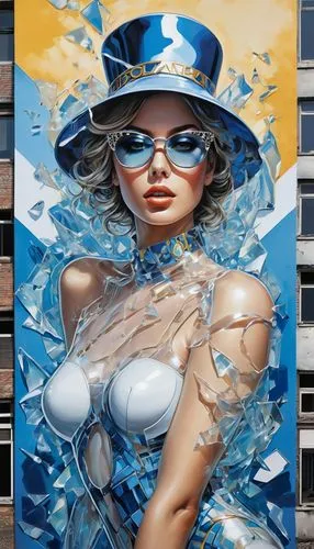 adnate,viveros,dazzler,welin,blue hawaii,azzurro,policewoman,graffiti art,grafite,lilandra,jasinski,streetart,pacitti,blue rose,street artists,tsuneo,policewomen,street artist,muralism,pintura,Conceptual Art,Daily,Daily 21