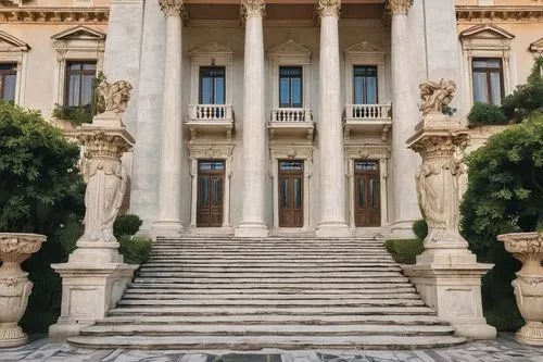 janiculum,marble palace,villa cortine palace,campidoglio,villa borghese,palladio,palladian,villa farnesina,palazzo,zappeion,capitalia,palladianism,palazzo barberini,federal palace,caserta,palazzos,borromini,galesi,portico,europe palace,Conceptual Art,Fantasy,Fantasy 23