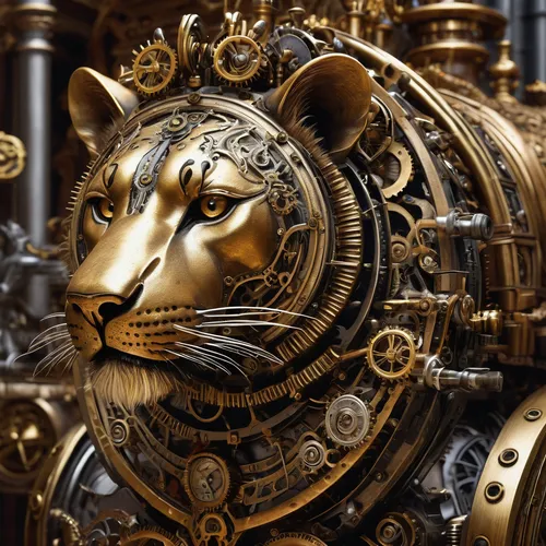 lion capital,steampunk gears,steampunk,watchmaker,clockmaker,lion,ornate pocket watch,mechanical watch,clockwork,lion fountain,two lion,royal tiger,mechanical puzzle,antiquariat,lion number,type royal tiger,bullion,lion head,lion - feline,grandfather clock,Photography,General,Natural