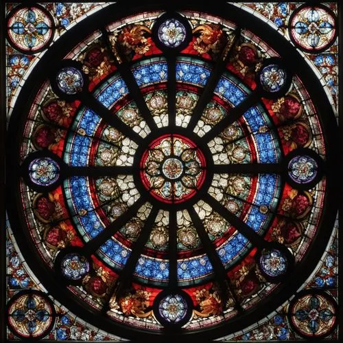 stained glass,church window,stained glass window,panel,dome roof,church windows,Photography,General,Realistic