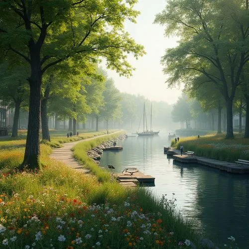 netherlands,the netherlands,canals,dutch landscape,grand canal,holland,netherland,dubbeldam,waterway,river landscape,gracht,beautiful landscape,canal,towpath,holand,spaarne,netherne,polders,waterbody,boat landscape,Photography,General,Realistic