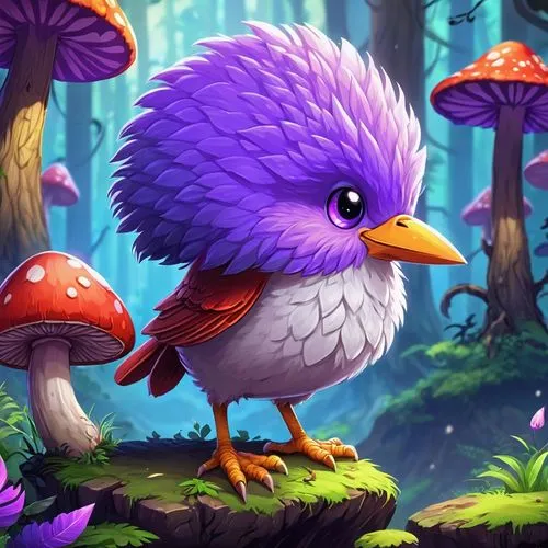 mushroom landscape,nature bird,bird painting,the hummingbird hawk-purple,bird robin,tropical bird climber,scandia gnome,flower and bird illustration,bird kingdom,bird bird kingdom,forest background,bird illustration,wild bird,forest mushroom,fairy penguin,purple wallpaper,little bird,fairy forest,exotic bird,acerola,Unique,Pixel,Pixel 05