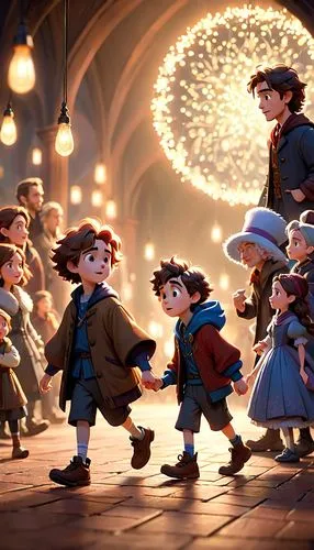 carolers,fievel,rumpelstiltskin,troubadors,despereaux,disneytoon,Anime,Anime,Cartoon