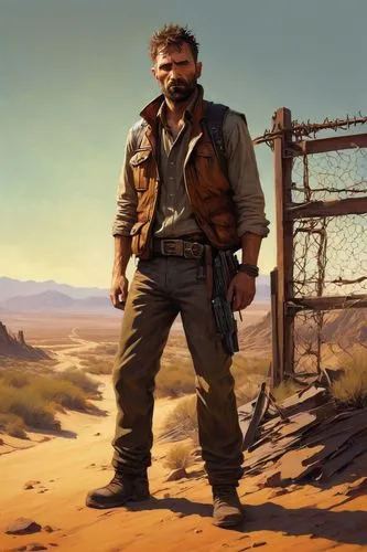 wastelands,paleobotanist,lumbago,desert background,barret,logan,drover,varsavsky,uncharted,mcartor,bushranger,axton,mercenario,frontiersman,postapocalyptic,frontiersmen,bohannon,rdr,mad max,game illustration,Conceptual Art,Daily,Daily 12