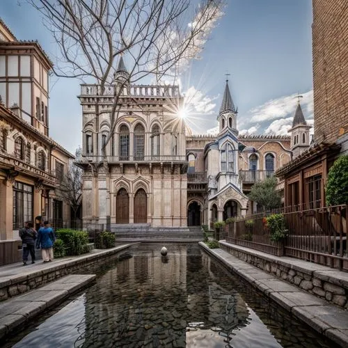 aix-en-provence,seville,l'isle-sur-la-sorgue,moustiers-sainte-marie,alcazar of seville,medieval architecture,metz,convento do carmo,saint coloman,rouen,south france,palma de mallorca,abbaye de belloc,reims,toledo spain,huesca,place saint-pierre,alicante,notre-dame,st-denis,Architecture,Small Public Buildings,South American Traditional,Spanish Colonial