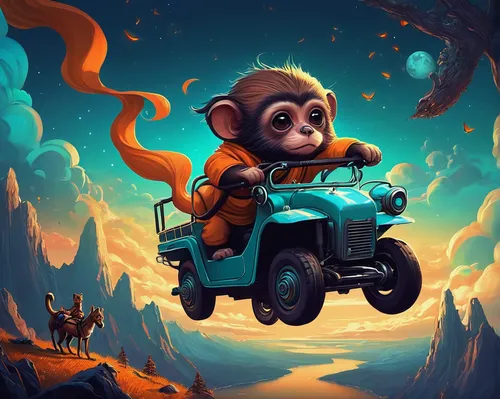 monkey gang,monkey,game illustration,baby monkey,monkey island,the monkey,monkeys band,war monkey,marmoset,barbary monkey,primate,monkey banana,capuchin,monkey soldier,monkeys,chimpanzee,new vehicle,tamarin,monkey family,baboon,Conceptual Art,Fantasy,Fantasy 21