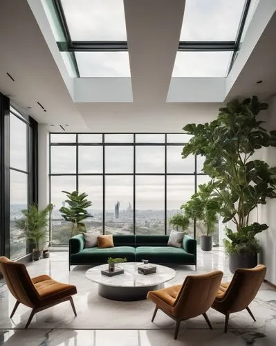 skylights,interior modern design,glass roof,sky apartment,modern living room,modern decor,contemporary decor,penthouses,luxury home interior,roof landscape,living room,minotti,great room,livingroom,modern room,breakfast room,sitting room,modern office,interior design,home interior,Illustration,Black and White,Black and White 26