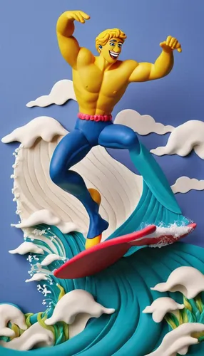 surfer,surfing,poseidon,surfboard shaper,surf,surfboat,sea god,god of the sea,surfers,merman,surfboard,homer simpsons,wakesurfing,waterskiing,surfboard wax,triton,sea man,sea devil,wind surfing,homer,Unique,3D,Clay