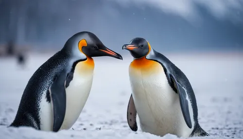 penguin couple,king penguins,emperor penguins,king penguin,gentoo penguin,chinstrap penguin,emperor penguin,gentoo,penguins,penguin parade,african penguins,antarctic,arctic penguin,penguin,penguin chick,antarctic bird,donkey penguins,courtship,arctic birds,antarctica,Photography,General,Cinematic