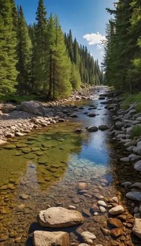 mountain stream,flowing creek,clear stream,northern black forest,bavarian forest,river landscape,mountain river,carpathians,landscape background,mountain spring,streams,a river,temperate coniferous forest,brook landscape,upper water,background view nature,nature landscape,river juniper,natural landscape,stream bed,Photography,General,Realistic