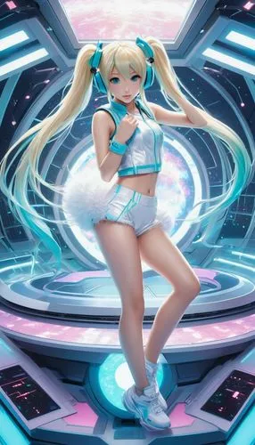 hatsune miku,kula,vocaloid,michiru,harmonix,hatsune,Illustration,Realistic Fantasy,Realistic Fantasy 08