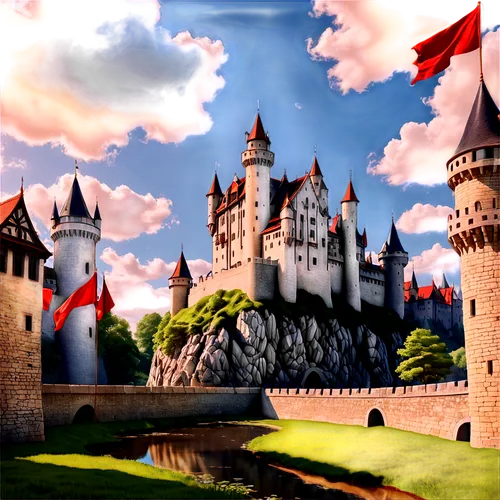 fairy tale castle,castleguard,knight's castle,castlelike,medieval castle,fantasyland,3d fantasy,diagon,castles,castle of the corvin,castletroy,fairytale castle,castel,fantasy world,cartoon video game background,castle,templar castle,beleriand,asheron,gold castle,Illustration,Black and White,Black and White 05